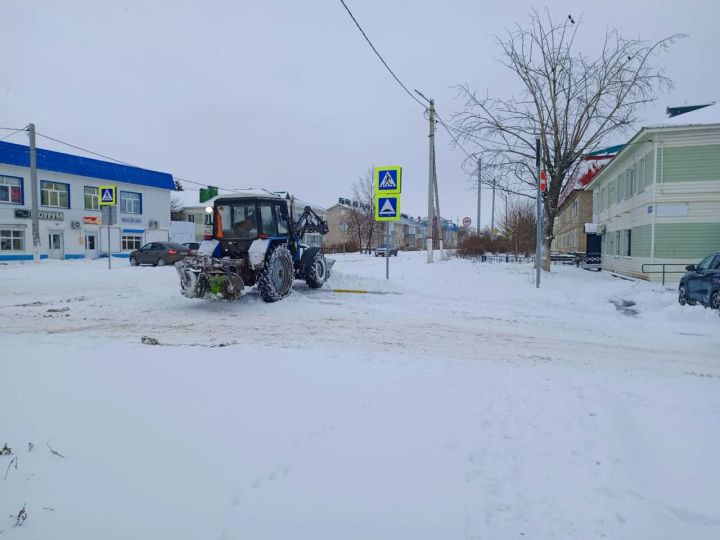 В Нурлатский район пришла настоящая зима