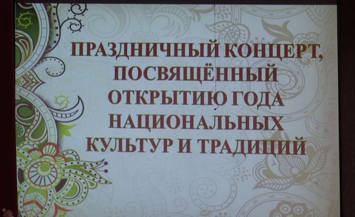 В городском Дворце культуры города Нурлат состоялся концерт «Мы разные, но мы едины!»