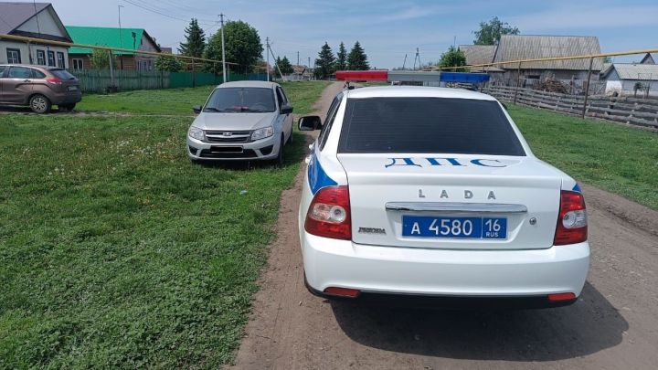 Сегодня в Нурлатском районе задержали нетрезвого водителя