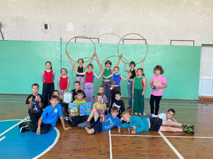 В пришкольном лагере Старо-Челнинской школы дети сдавали нормы ГТО