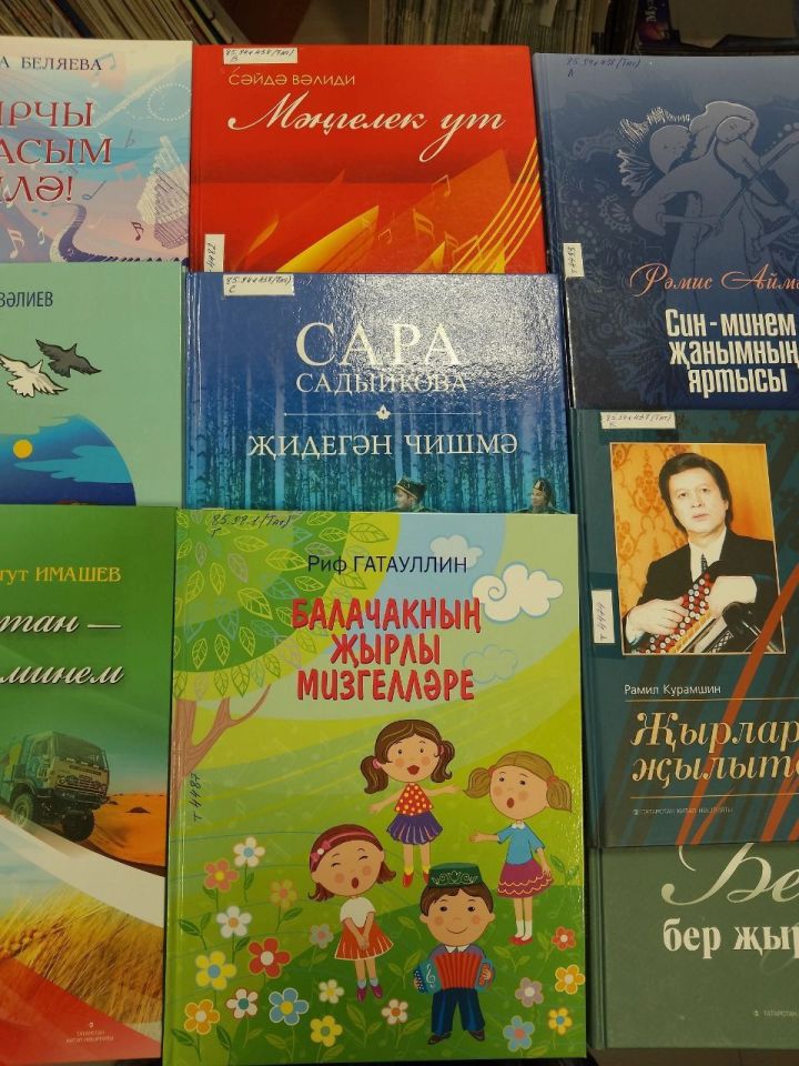 Фонд библиотеки Нурлатской детской школы искусств «Сэлэт» пополнился новыми книгами