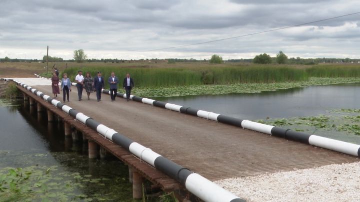 В Кривом Озере Нурлатского района открыли мост
