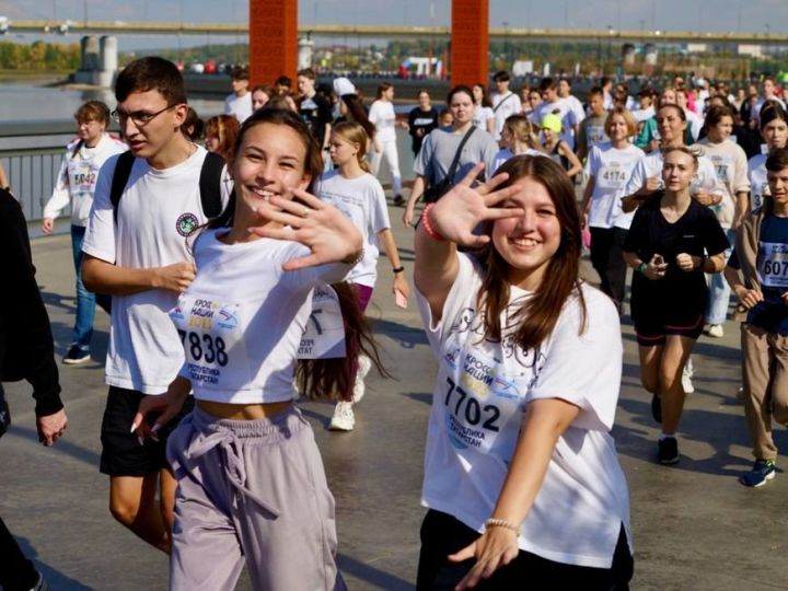 Участниками «Кросса наций-2023» в Казани стали 18,7 тыс человек