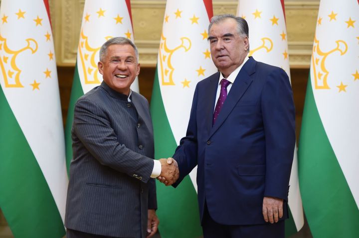 Рустам Минниханов встретился с Президентом Республики Таджикистан Эмомали Рахмоном