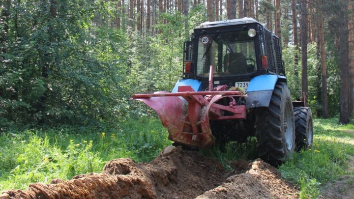 Комплекс мероприятий по противопожарному обустройству лесов проводится в Нурлатском лесничестве