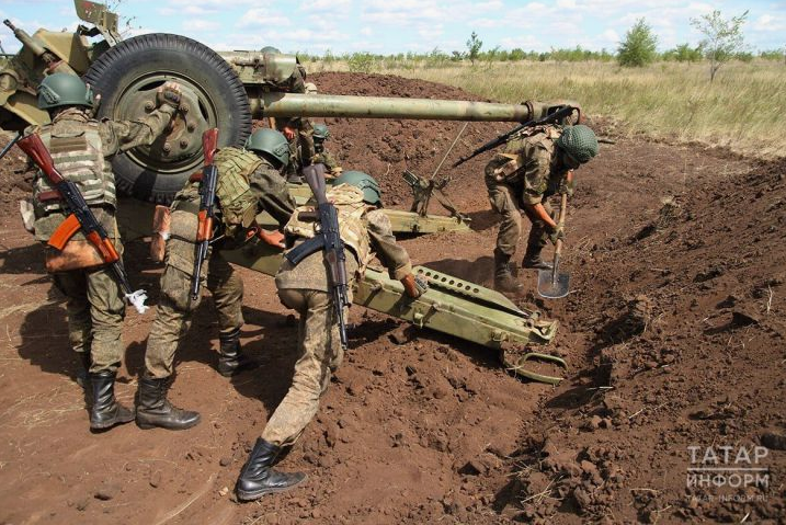 Бойцы-контрактники именного татарстанского батальона «Батыр» проходят слаживание в Самарской области