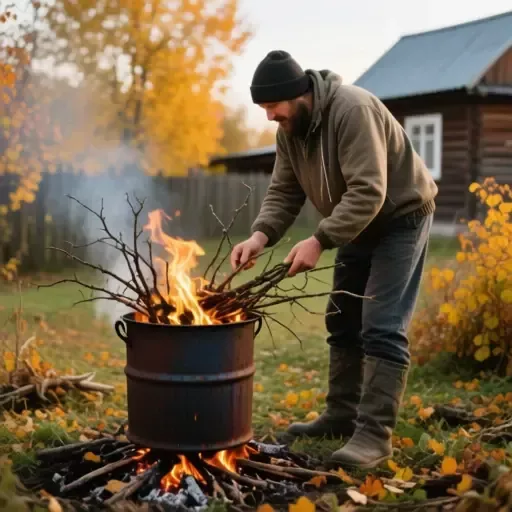 Нурлатцам напоминают о правилах пожарной безопасности в осенне-зимний период