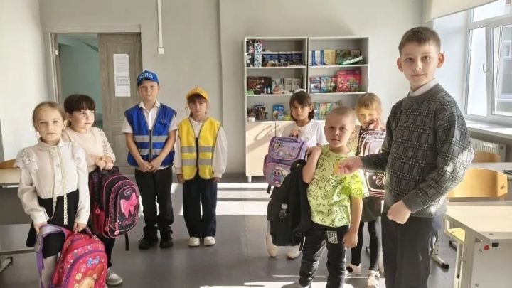 В Мамыковской школе прошел урок по дорожной безопасности