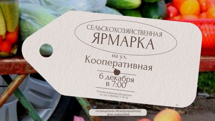 Завтра в Нурлате пройдет зимняя сельскохозяйственная ярмарка