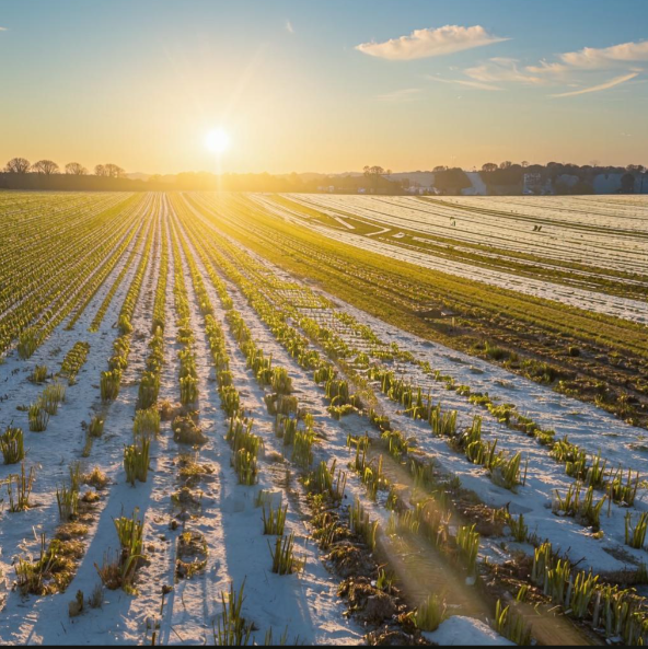 Резкое таяние снега улучшает состояние озимых культур в Татарстане
