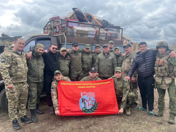 Нурлатское отделение «Боевого Братства» доставило около 30 тонн гуманитарного груза в зону СВО