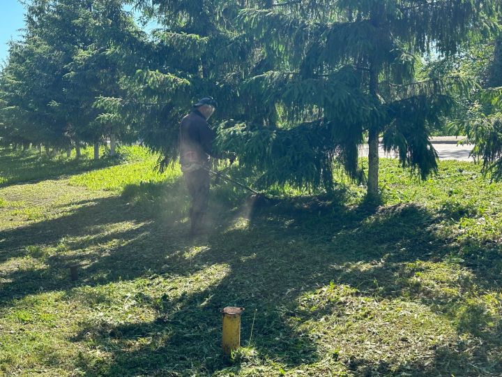 Спортивные объекты Нурлата стали чище: завершилась неделя субботников