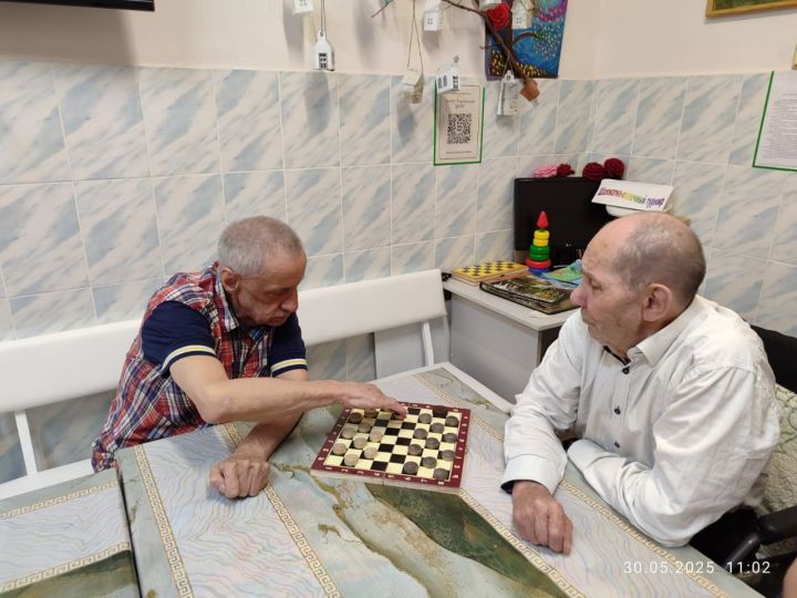 В Нурлатском доме-интернате прошел шахматно-шашечный турнир
