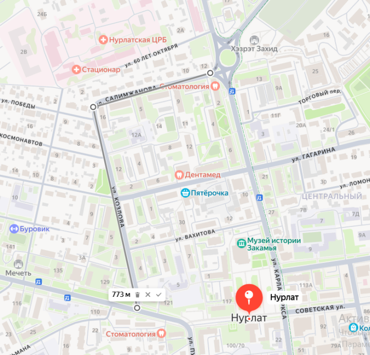 В Нурлате перекроют проезд по двум улицам