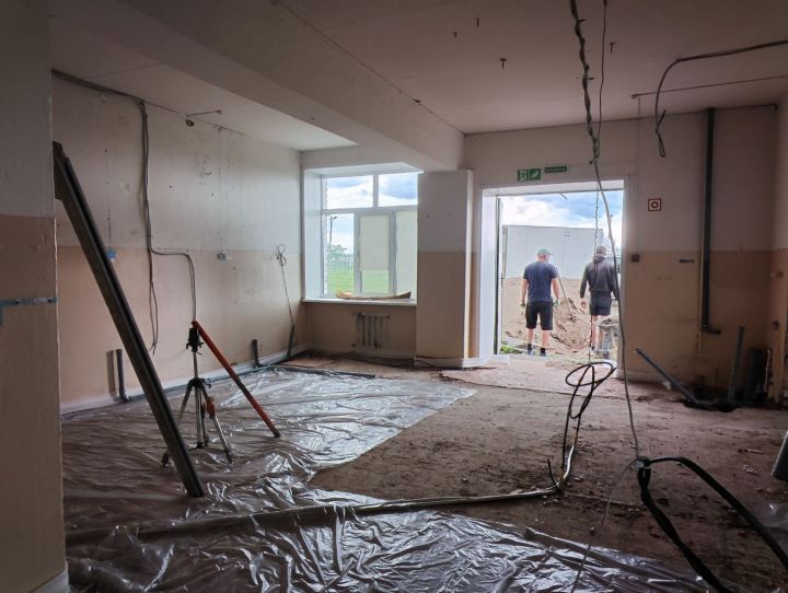 В Старо-Челнинской школе Нурлатского района модернизируют пищеблок