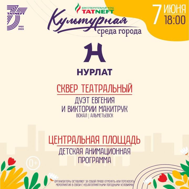 В Нурлате стартует новый сезон проекта «Культурная среда»