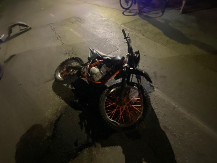 В Нурлате произошло ДТП с участием несовершеннолетнего питбайкера