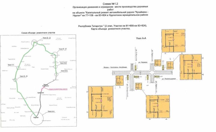 Автомобильная дорога Кузайкино - Нурлат временно закрыта для движения