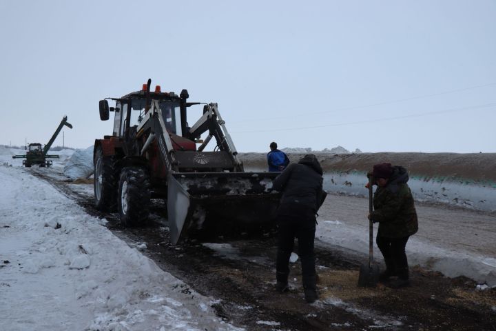 Нурлат районы басуларында кышын да эш дәвам итә