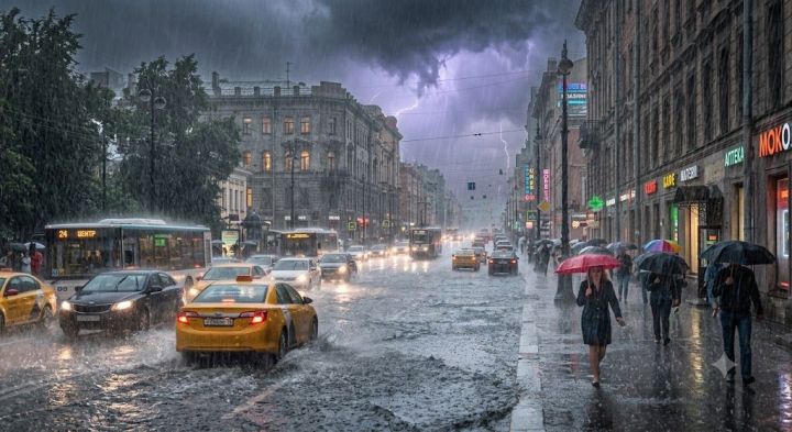 В Татарстане объявлено предупреждение о сильном дожде