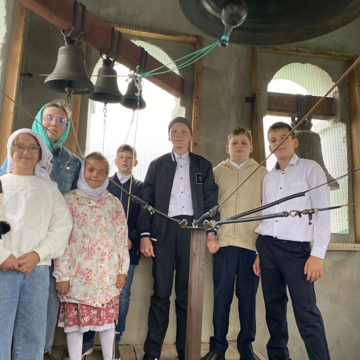 В воскресной школе «Ильинский росточек» прошло занятие о преображении и колокольном звоне